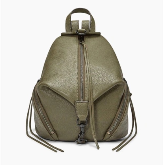 Rebecca Minkoff Handbags - Rebecca Minkoff OLIVE GREEN MEDIUM JULIAN BACKPACK |